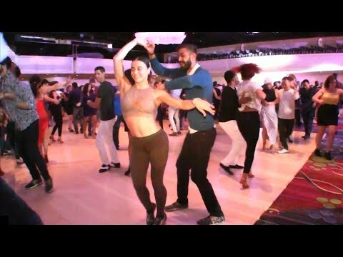 Ezgi Zaman &amp; Panagiotis Aglamisis Social Dancing @ 2017 New York Salsa Congress!