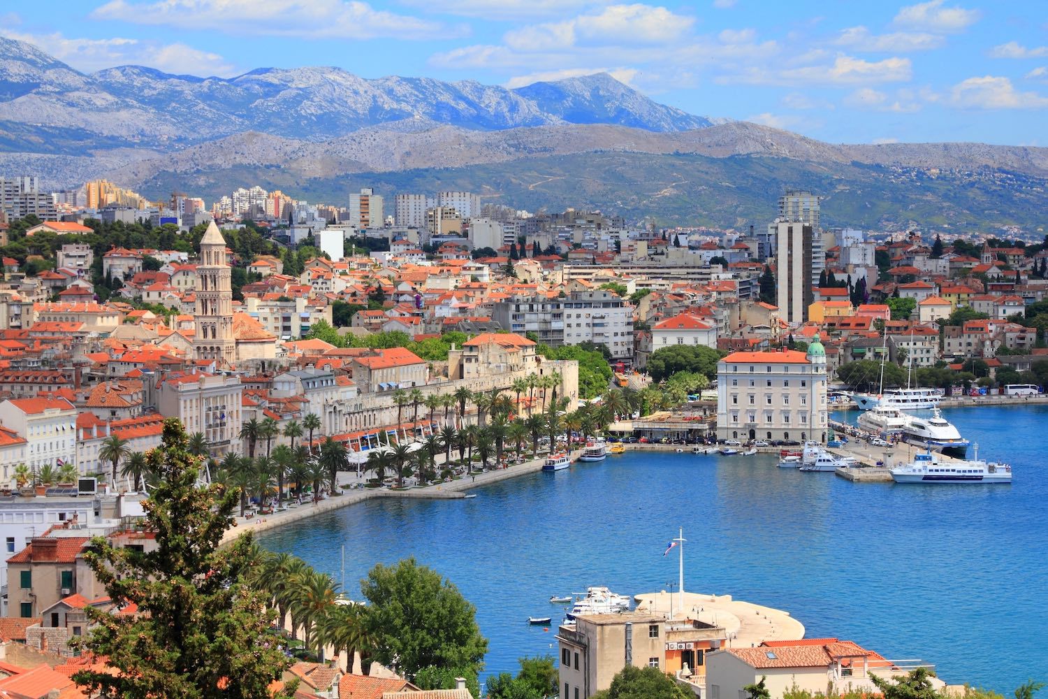 Split, Croatia in April
