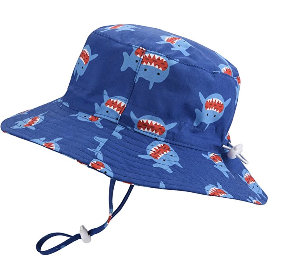 Baby Sun Hat Adjustable - Outdoor Toddler Swim Beach Pool Hat Kids UPF 50+ Wide Brim Chin Strap Summer Play Hat