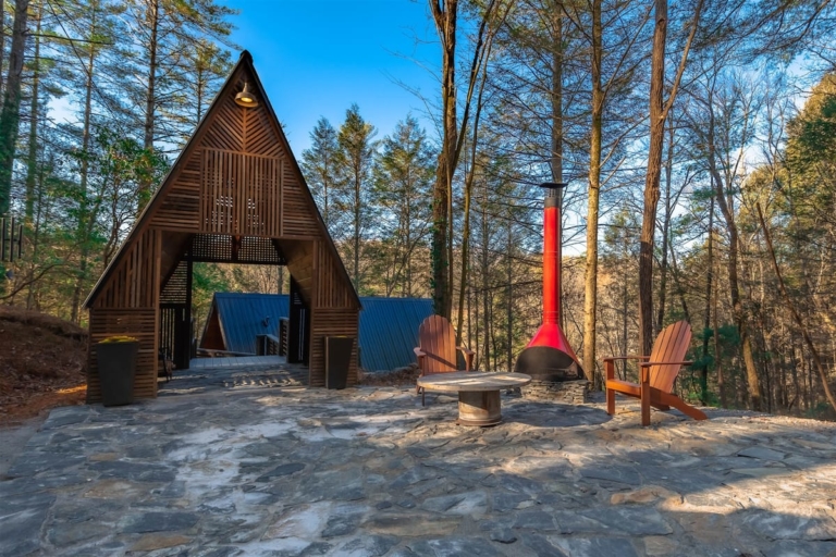 15 Best Luxury Cabins In Georgia USA 2023 Edition   A Frame Luxury Cabin Airbnb Georgia 768x512 