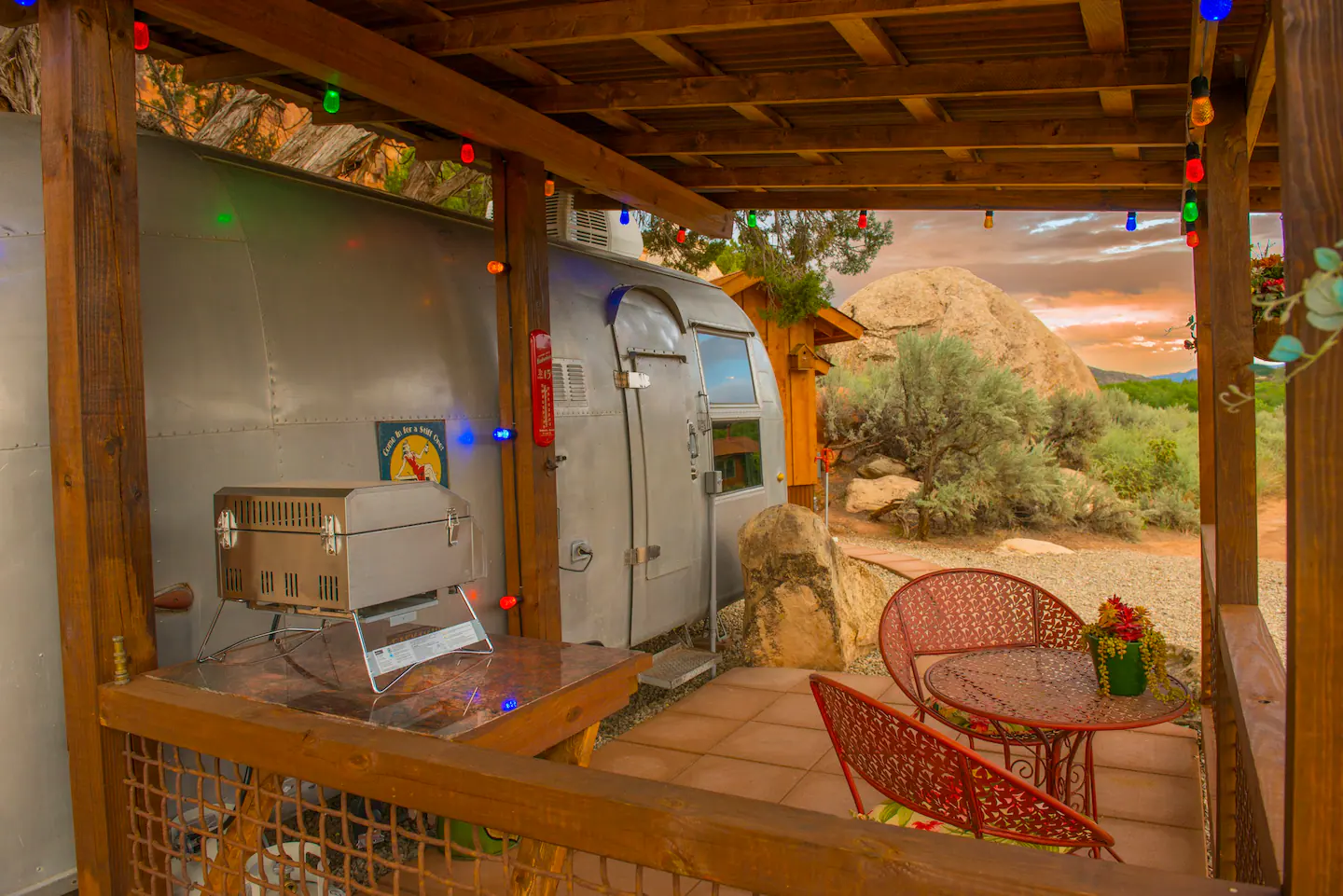 Canyon Hideout Bungalow Colorado GLamping Airbnb