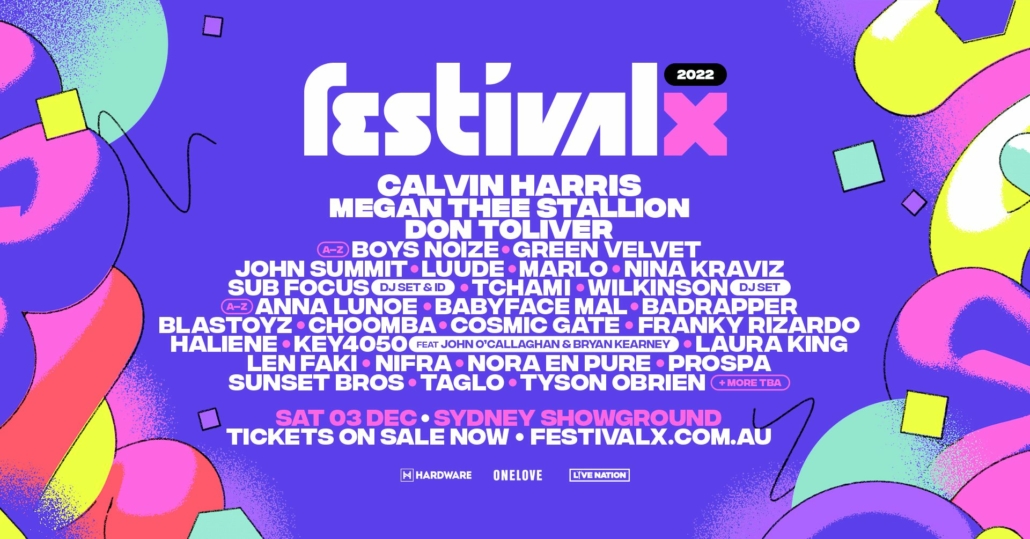 Festival X Sydney 2022 Line Up
