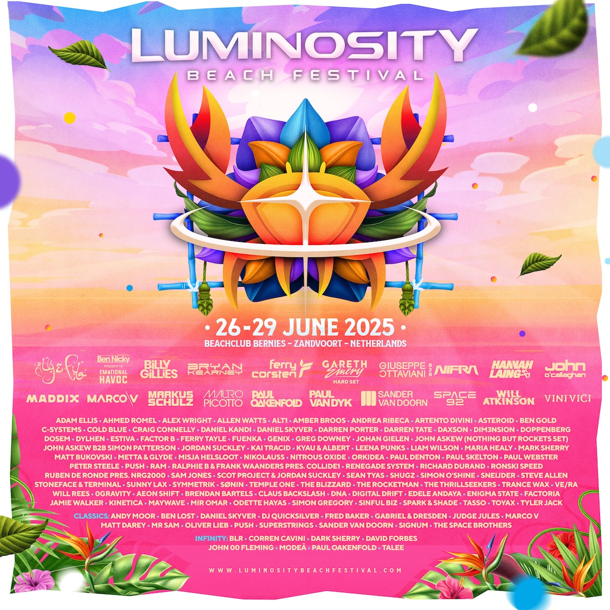 Luminosity Beach Festival 2025 Line Up